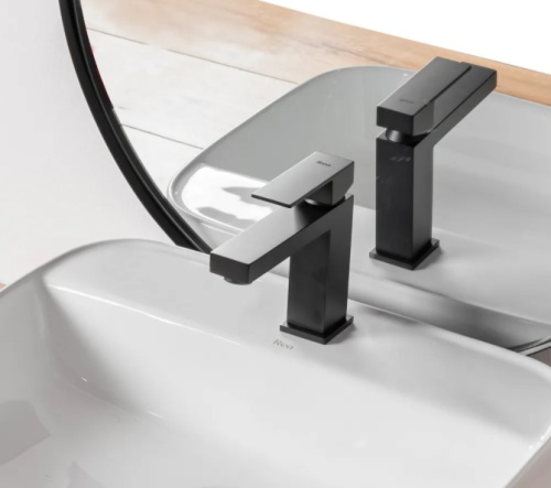 Смеситель для умывальника Rea Fenix Black B7894