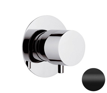 Дивертер на 3 выхода Remer X Style N93DEV3NO, черный матовый