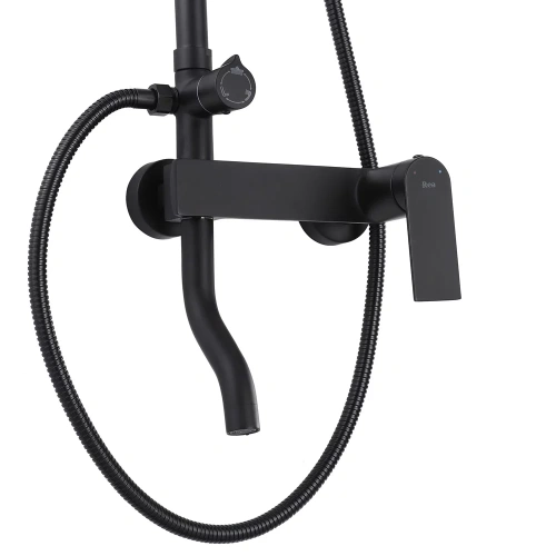 Душевая система Rea Storm black P9532