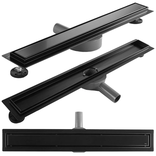 Душевой трап Rea Neox Pro black 600 G7801