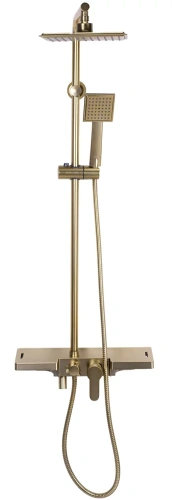 Душевая система Rea Bravo gold matt P4121