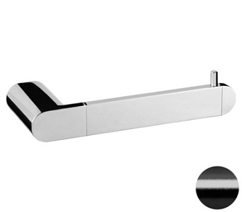 Бумагодержатель Remer Lounge LN61CFP, черный брашированный хром