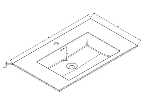 Раковина Vincea VCB-13800B
