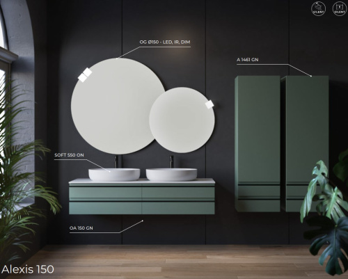 Пенал подвесной Kolpa-san Alexis A 1461 45 Green 546310