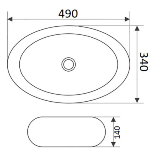 Умывальник CeramaLux 433J
