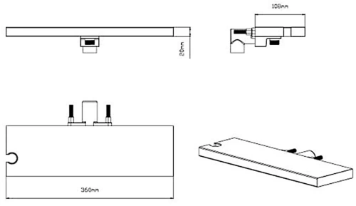 Душевая система Vincea Inspire VSFW-3I21MT1RGM
