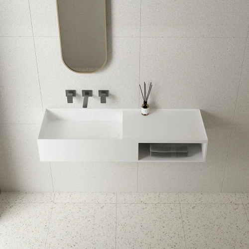 Умывальник Vincea Solid Surface VWB-6S112MW