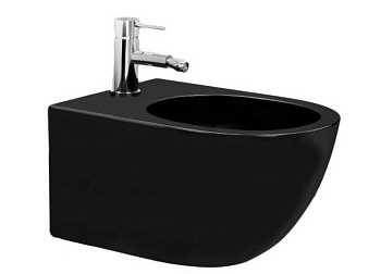 Биде подвесное Rea Carlo Mini Black matt C9901
