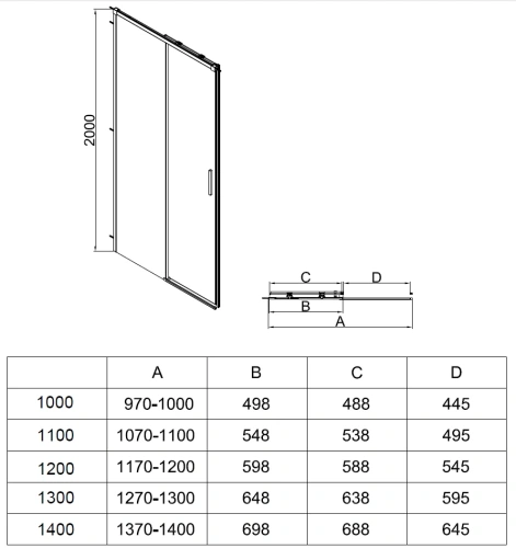 Душевой уголок Vincea Soft 2 VSR-3SO28011CL
