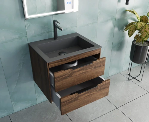 Тумба подвесная Vincea Chiara 2D VMC-2C2600CO C.Oak