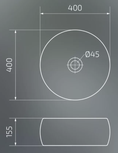 Умывальник Gid N9140