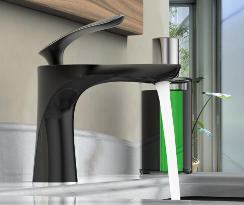 Смеситель для умывальника Vivi Felice 9030 NERO OPACO