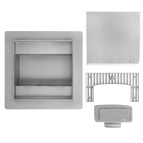 Трап для душа Rea Neo 120x120 nikiel matt G6206