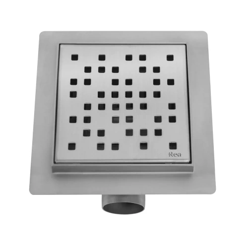 Трап для душа Rea DOTS 150x150 nikiel matt G6203