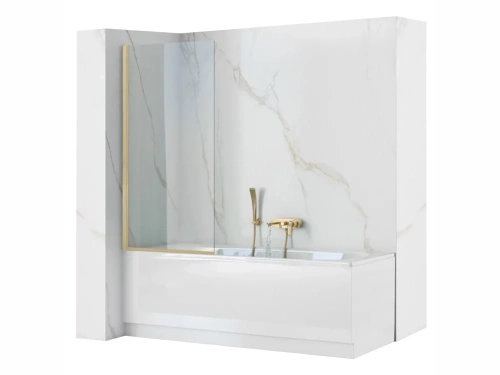 Шторка на ванную Rea Elegant gold matt 70 W6600