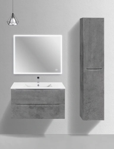 Тумба подвесная Vincea Mia Slim 900 Beton VMC-2MC900S1BT