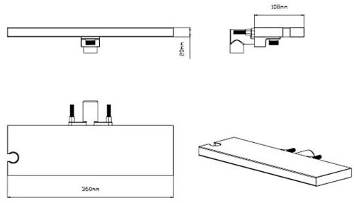 Душевая система Vincea Inspire VSFW-431I2RGM
