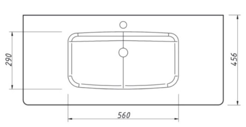 Тумба подвесная Caprigo Accord 100 2221-SF019