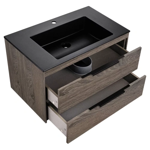 Тумба подвесная Vincea Chiara 2D 800 R.Oak VMC-2C2800RO