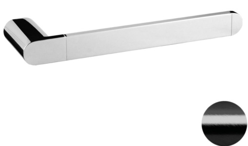 Полотенцедержатель Remer Lounge LN44CFP, черный брашированный хром