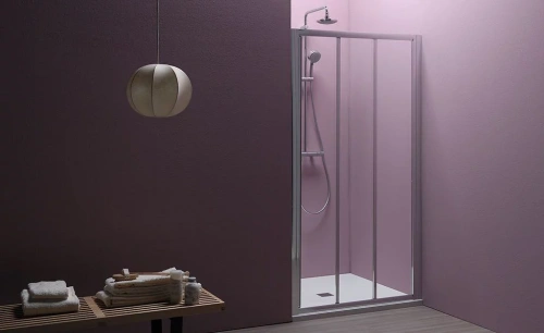 Душевая дверь Kolpa-San Luna TV3D/S 90 silver transparent 560060