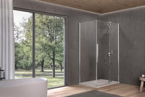 Душевая дверь Kolpa-San Polaris D 120-L silver brill transparent 515670