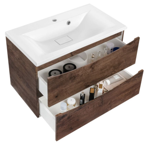 Тумба подвесная Vincea Mia 800 R.Wood VMC-2MA800RW