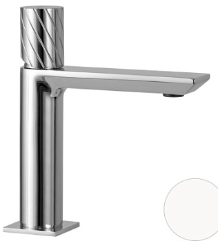 Смеситель для раковины Remer Edge EG710BO, белый матовый