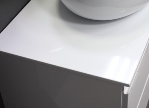 Столешница из акрилового камня 900*485 (белый глянец) толщина 12мм