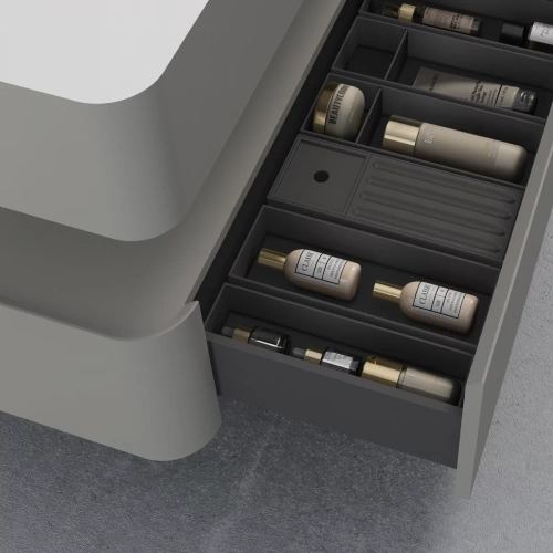 Тумба подвесная Vincea Caprise VMC-4CA120MLG светло-серый матовый