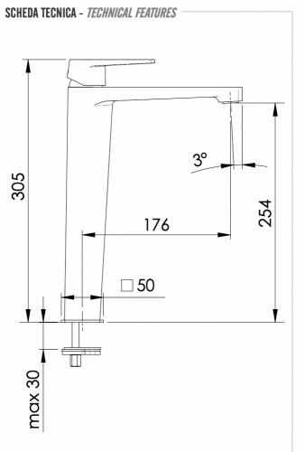 Смеситель для раковины Remer Dream D11L