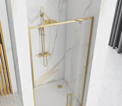 Душевая дверь Rea Rapid Swing gold 90 K5618