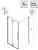 Душевая дверь Kolpa-San Polaris Fold D 80-L silver brill transparent 516150