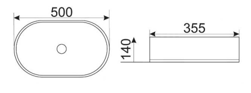 Умывальник CeramaLux N9012