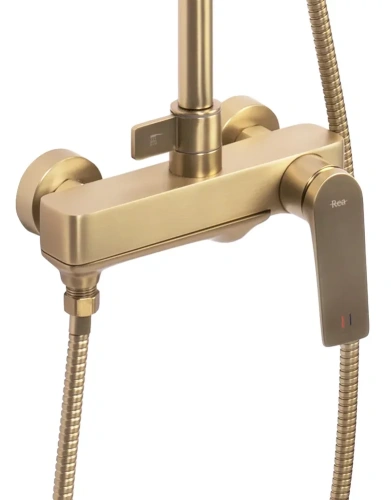 Душевая система Rea Avalon gold matt P2400