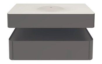 Тумба подвесная Vincea Caprise VMC-4CA100MG серый матовый