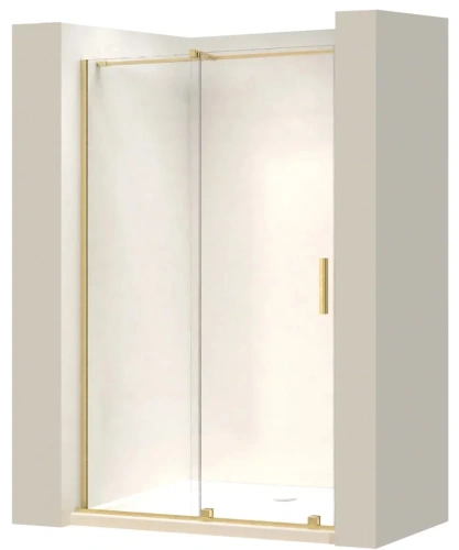 Душевая дверь Rea Montana gold brush 130 K2504