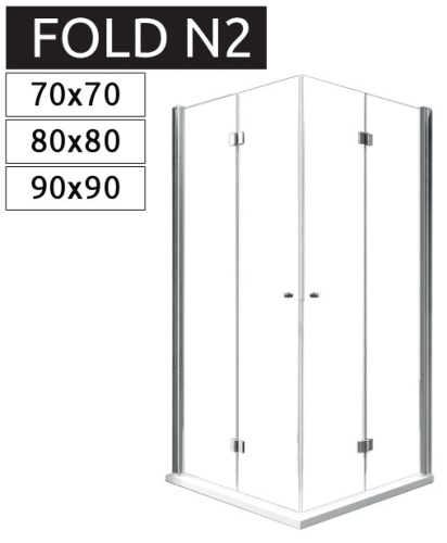 Душевой уголок Rea Fold N2 90x90 K9991