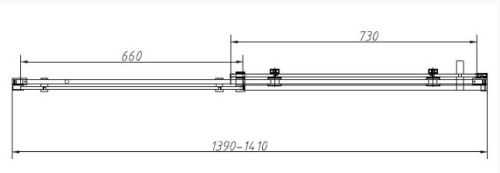 Душевая дверь Vincea Como-N VDS-4CN140CLB