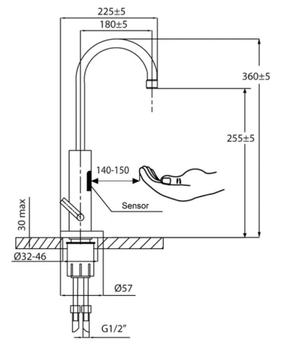 Смеситель для раковины Ahti SN107411
