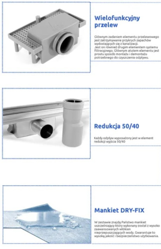 Трап для душа Rea Neo&Pure 500 N G0090