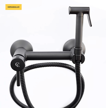 Гигиенический душ CeramaLux DRS/001 черный матовый