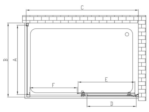 Душевой уголок Vincea Alpha VSR-3AL8010CL