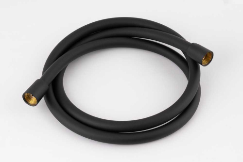 Шланг для душа ПВХ 150 см Remer 332CN2G150NO, черный матовый