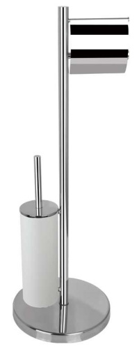 Напольная стойка с бумагодержателем и ёршиком Vivi Felice F0510 B