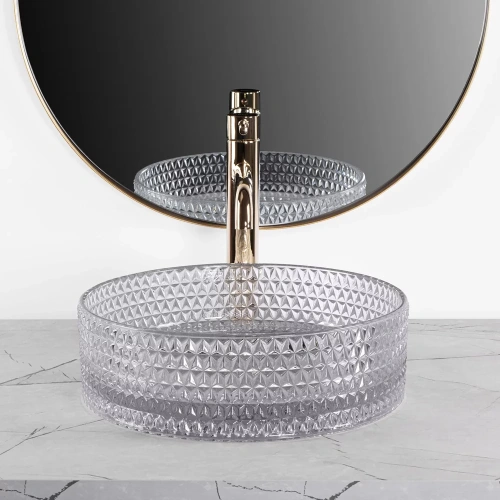 Умывальник Rea Cristal 35 Grey U9615