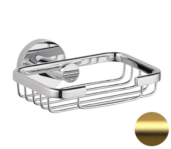 Мыльница Remer Guest GS11BG, золото брашированное