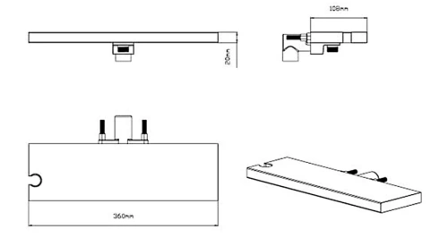 Душевая система Vincea Inspire VSFW-4I212RGM