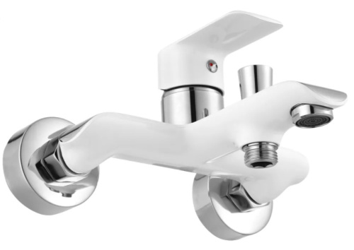 Смеситель для ванны Rea Bloom White Chrome B9918