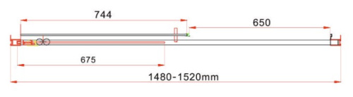 Душевая дверь Vincea Garda VDS-1G150CLG